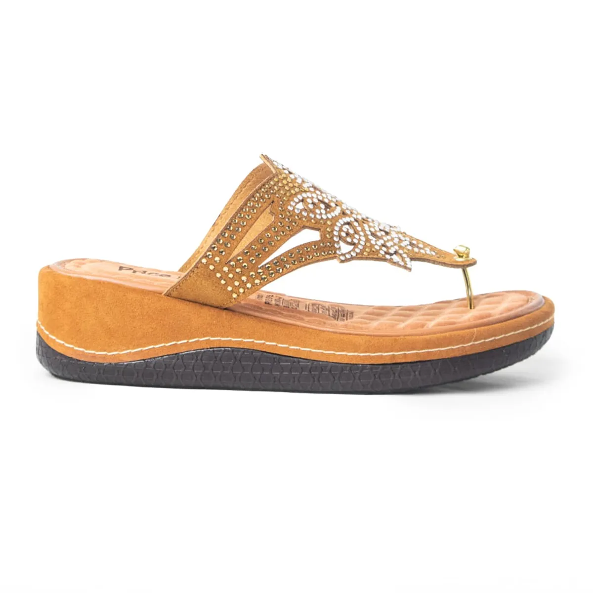 PRICE SHOES - Price Shoes Sandalia Confort Mujer 692P5361MIEL