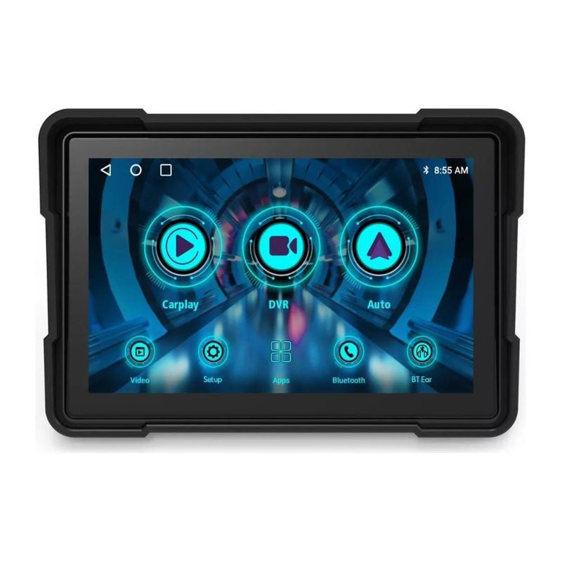 AIWA - Pantalla Tactil Moto Aiwa Android Auto Carplay AW-GP50M GPS