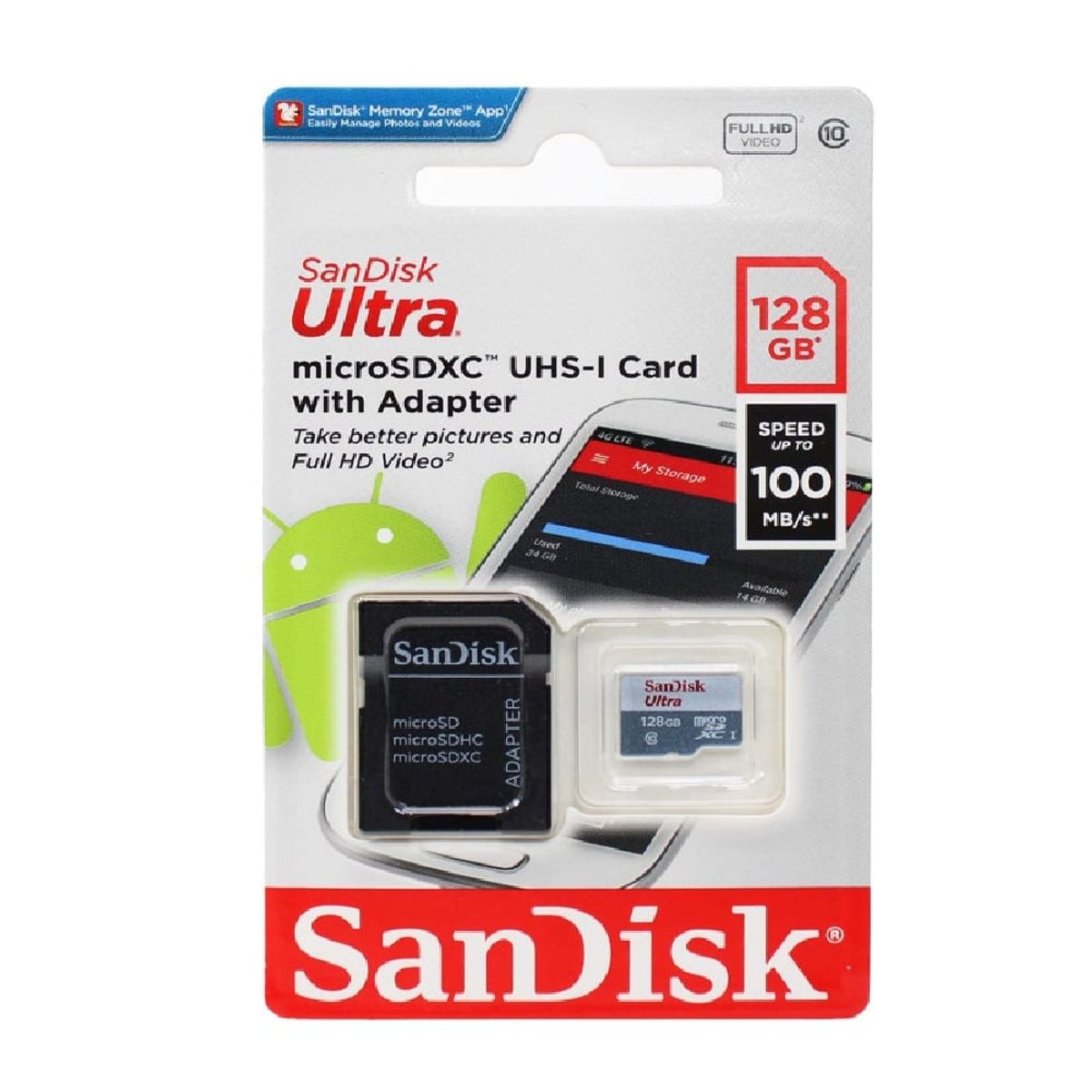 SANDISK - SanDisk Ultra microSD  128GB