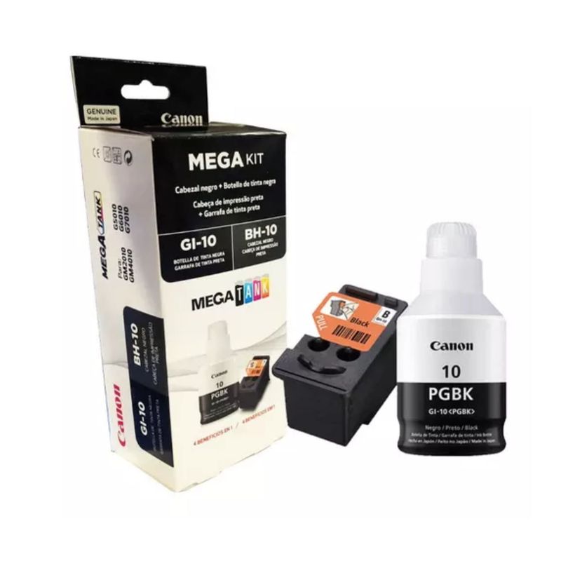 CANON - Cabezal canon NEGRO BH-10 + tinta negra serie G6010-7010-3160-4170