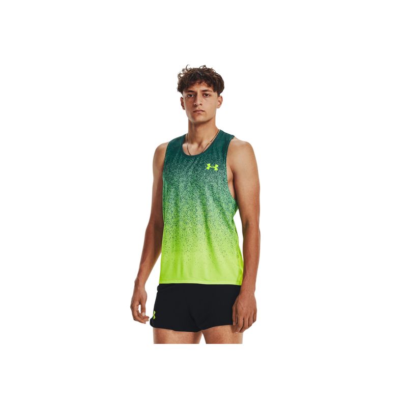 UNDER ARMOUR - Camiseta Hombre Under Armour RUSH CICADA SINGL Verde UNDER ARMOUR.
