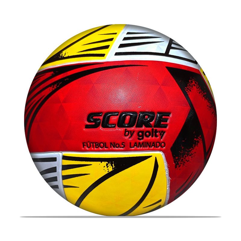 GOLTY - Balon Futbol Score By Golty Tribal #5-Rojo/Blanco