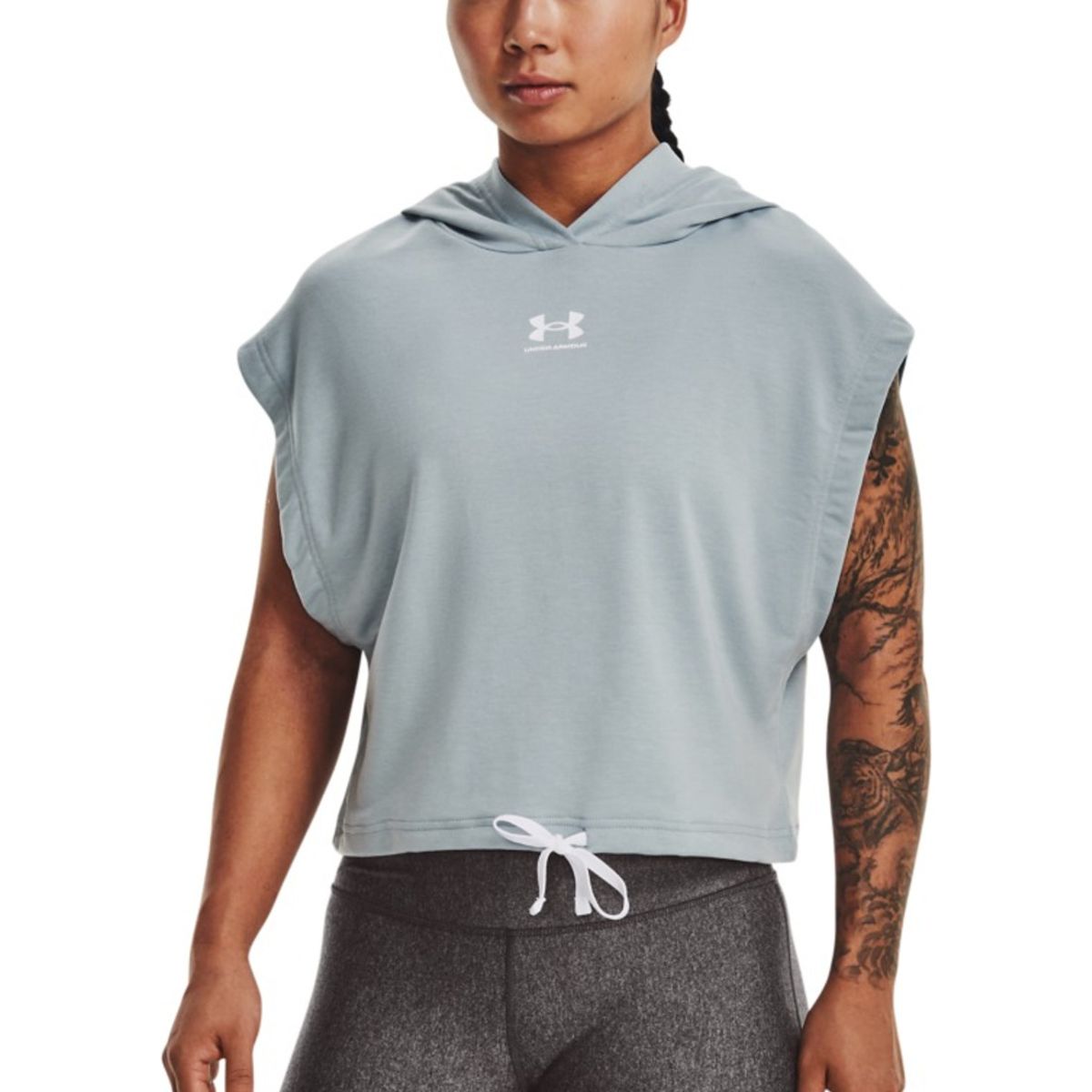 UNDER ARMOUR - Buzo Mujer Under Armour RIVAL TERRY SS HO Azul UNDER ARMOUR_..