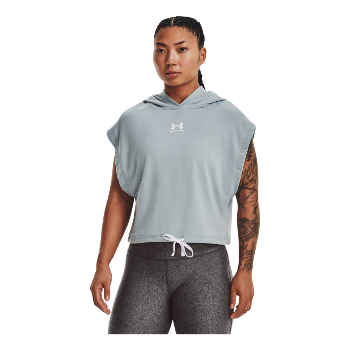 UNDER ARMOUR - Buzo Mujer Under Armour RIVAL TERRY SS HO Azul UNDER ARMOUR_..