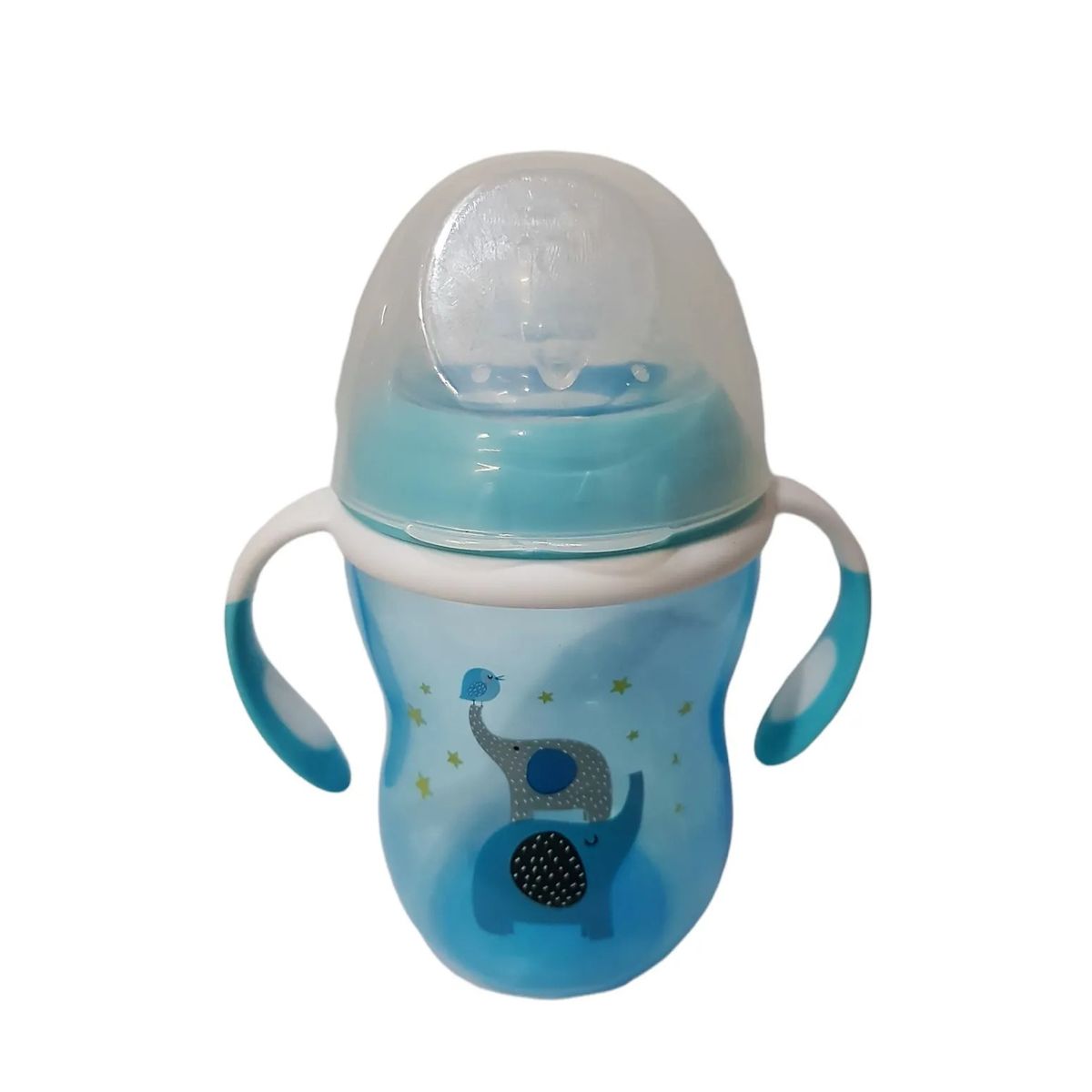 GENERICO - Vaso Anti Goteo Tetero 9 Onzas Bebe Biberón 1391 AZUL