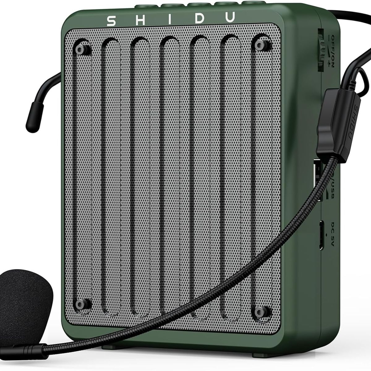 GENERICO - Parlante Amplificador de Voz Portátil Bluetooth con Micrófono Diadema