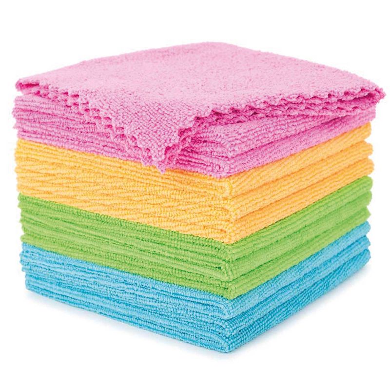 TRIPLE CLEAN - Set de 12 paños de micro fibra