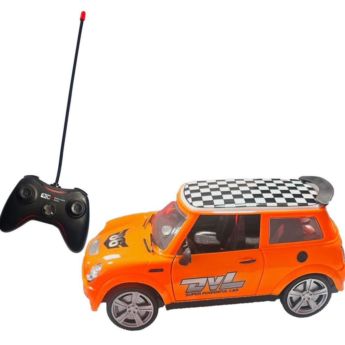 GENERICO - Carro Mini Cooper Deportivo Control Remoto Juguete + Bateria