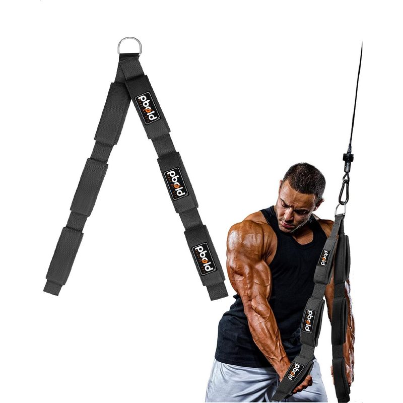 PBOLD - Lazo Polea Agarres Gimnasio Manijas Cable Correas Gym Pbold