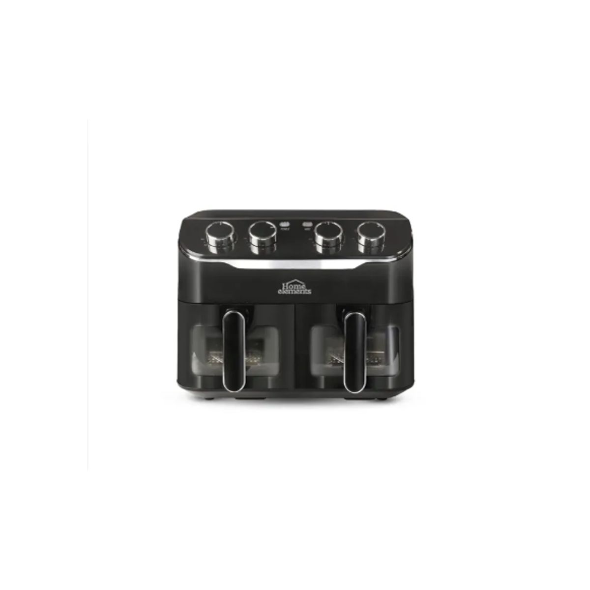 HOME ELEMENTS - Freidora De Aire 8 Litros Doble Canastilla Home Elements HEAF8041N