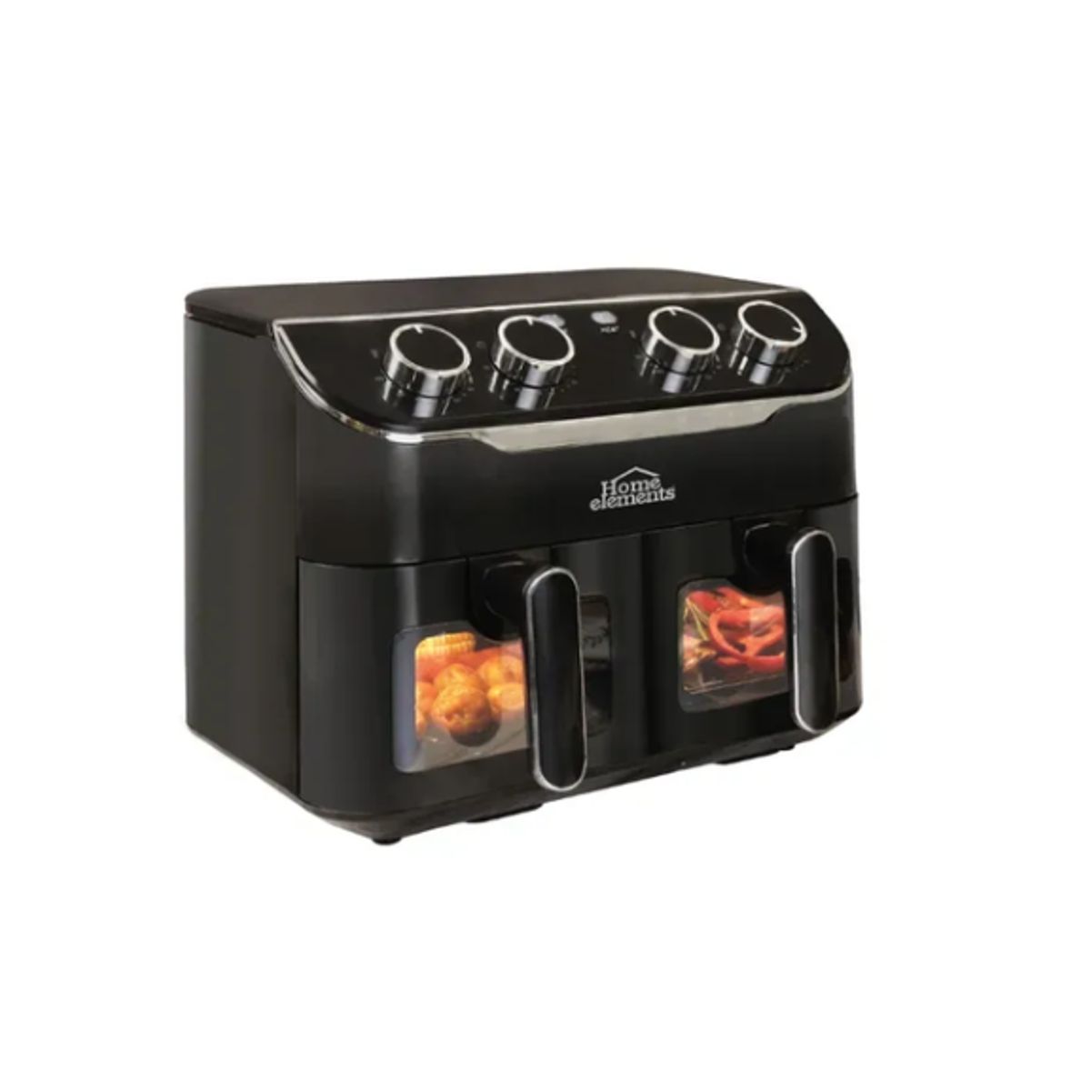 HOME ELEMENTS - Freidora De Aire 8 Litros Doble Canastilla Home Elements HEAF8041N