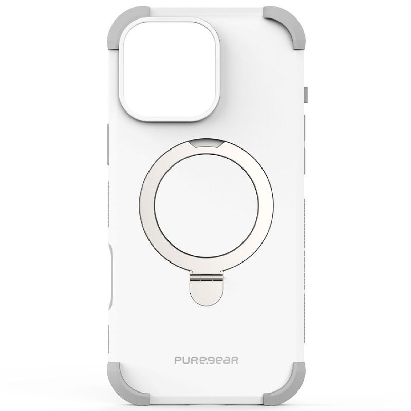 PURE GEAR - Estuche Compatible con iPhone 16 Pro Dualtek Kik Magsafe Blanco