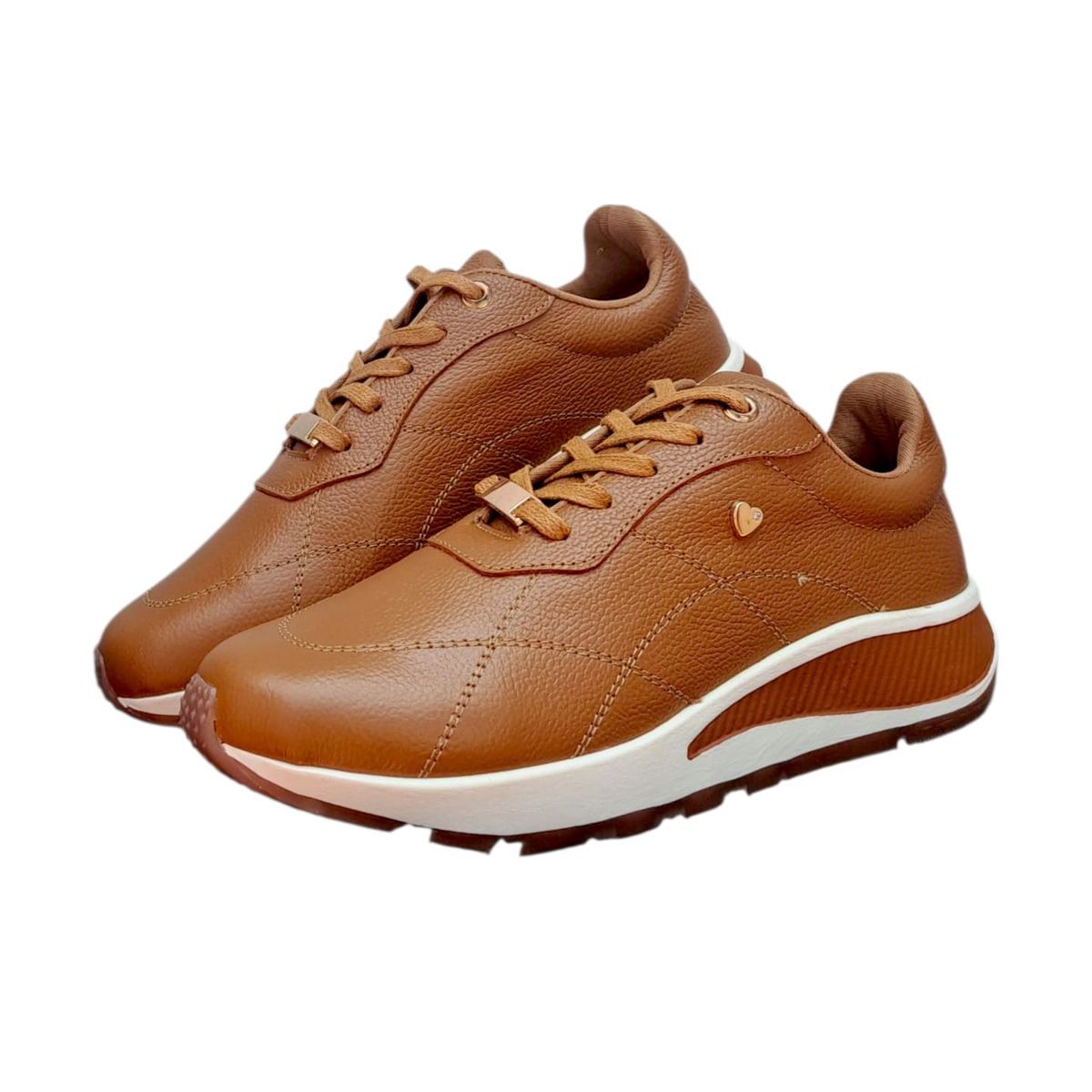 EVEGONZ - Tenis Zapatillas Deportivas en Cuero Zapato Rebeca Cuero Dama