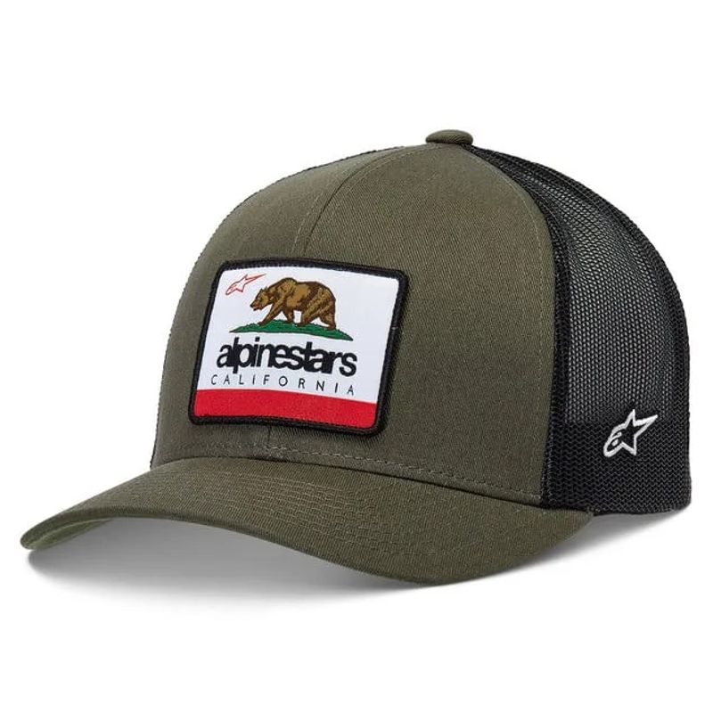 ALPINESTARS - GORRA ALPINESTARS CALI 2.0 VERDE AJUSTABLE