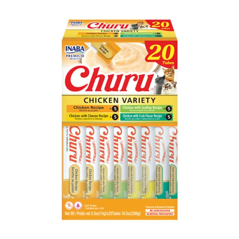 GENERICO - Churu caja x 20 unidades variedad Pollo