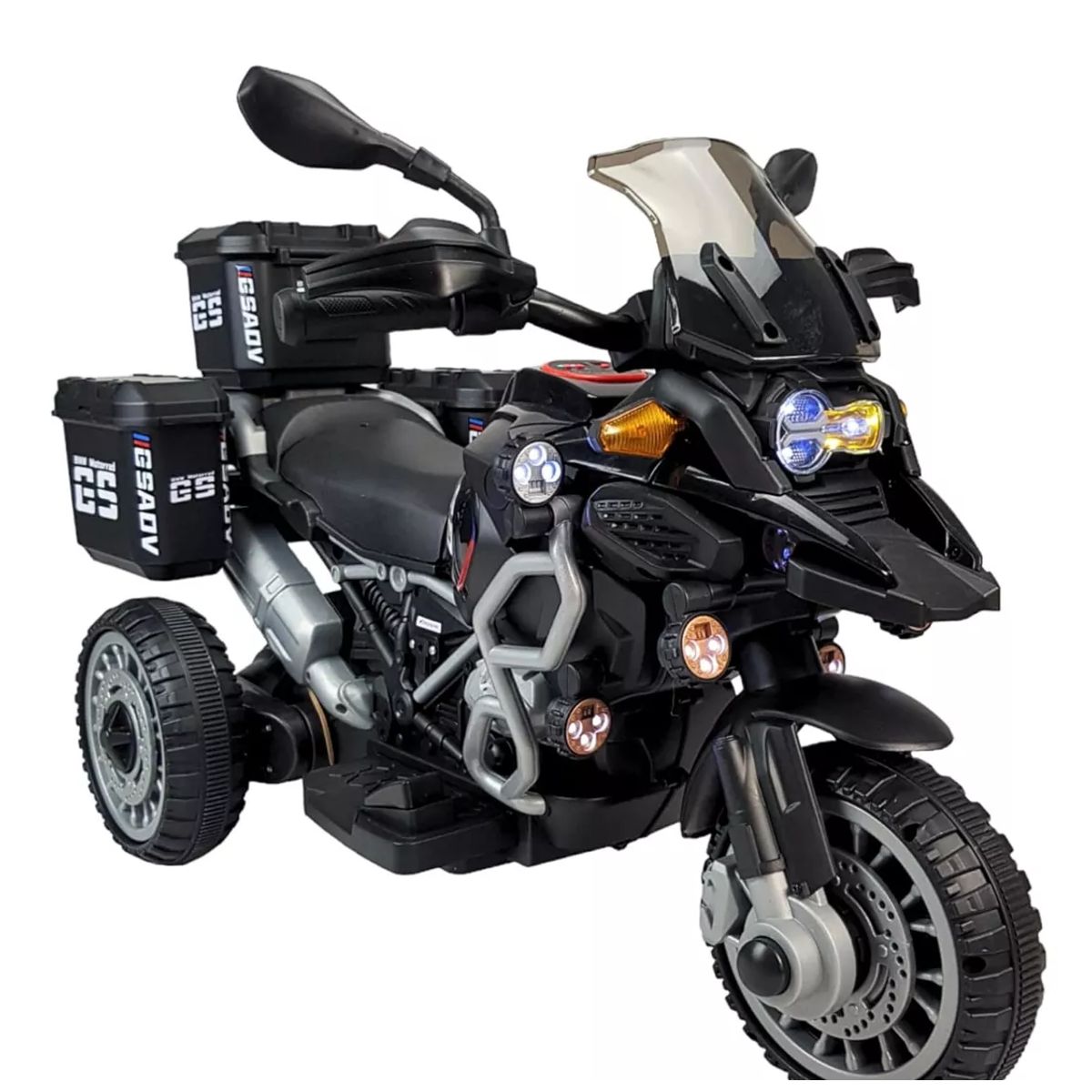KIDSHOP - Moto Carro Electrica Montable 2 A 4 Años Bluetooth 6v Azul_.