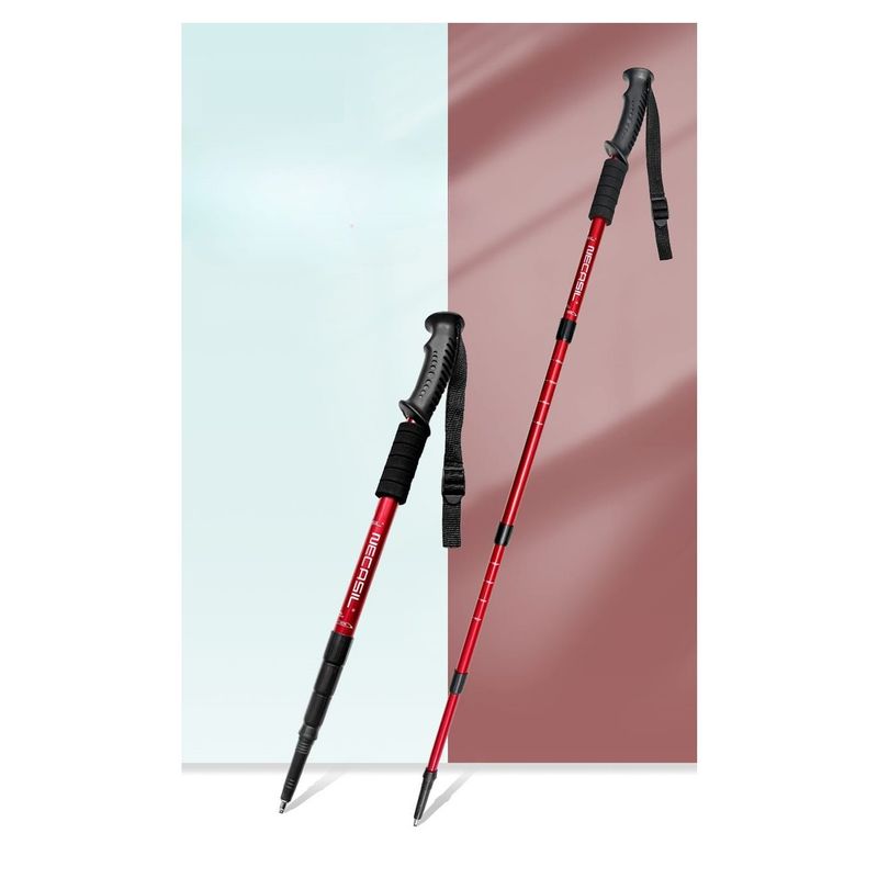 GENERICO - baston de senderismo plegable para caminatas trekkin montañismo