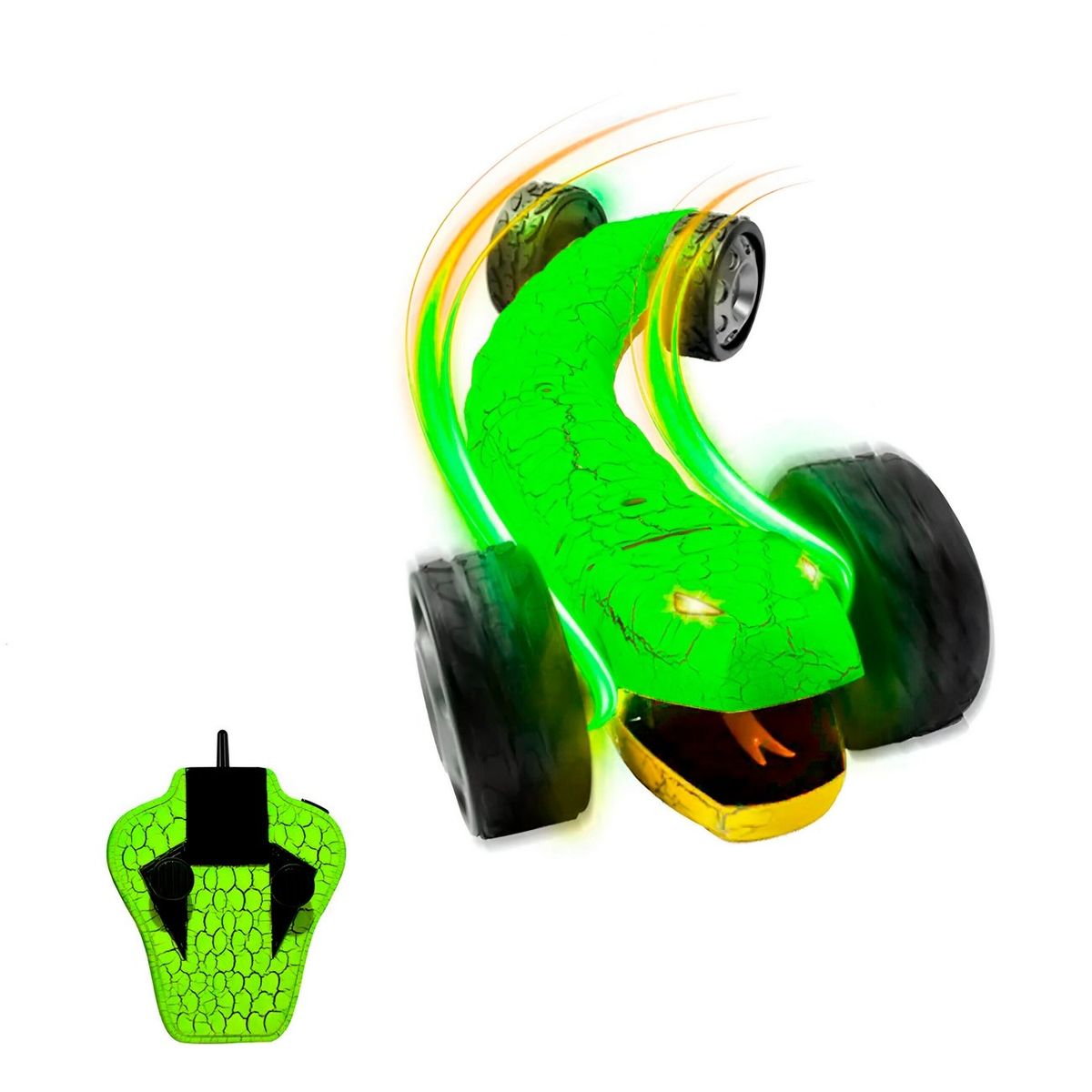 GENERICO - Carro Serpentor Recargable Control Remoto Giros Extremos