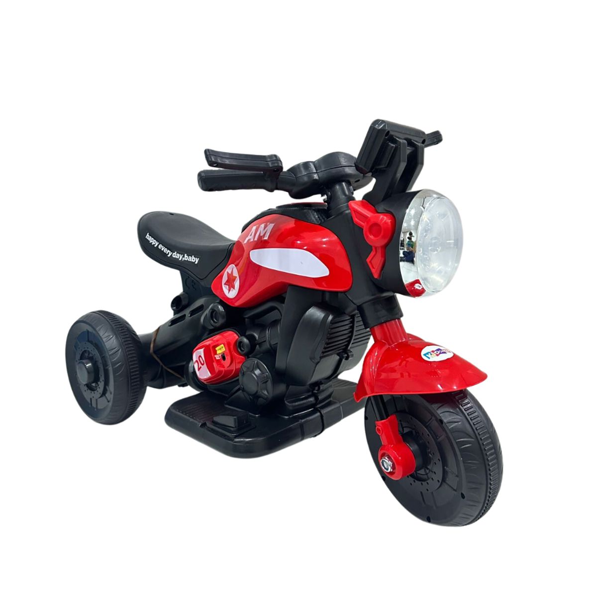 KIDSHOP - Moto Carro Recargable Electricas Montable PT602-Blanco