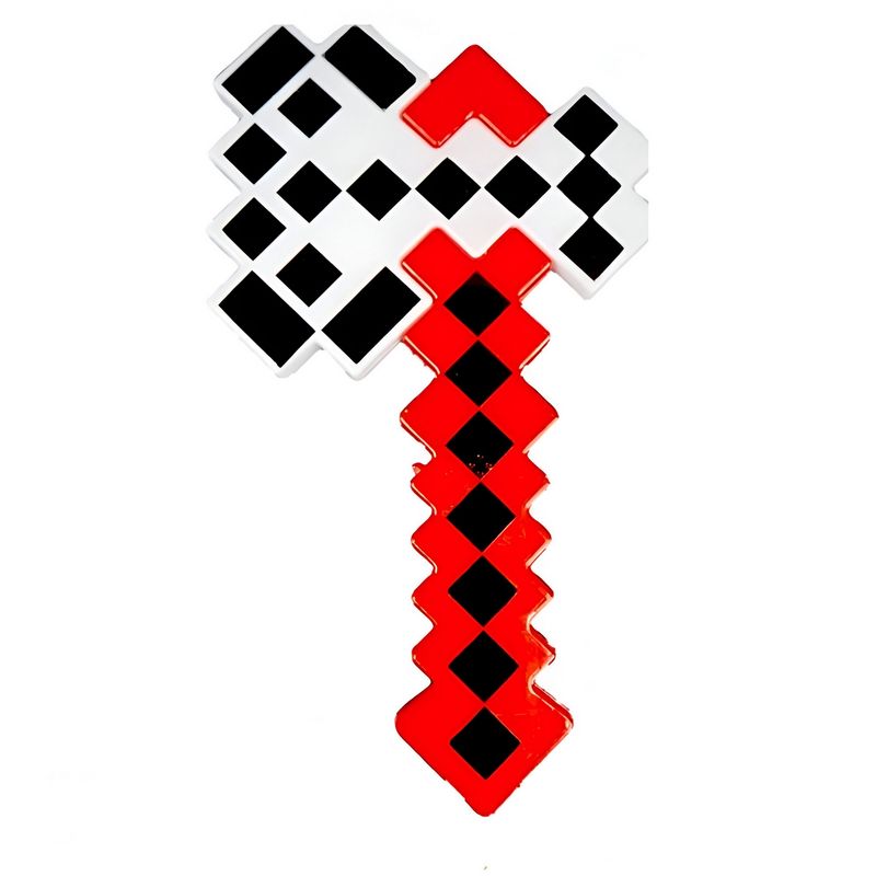 DAYOSHOP - Juguete Hacha Minecraft Diamante Niños Led Sonido Disfraz