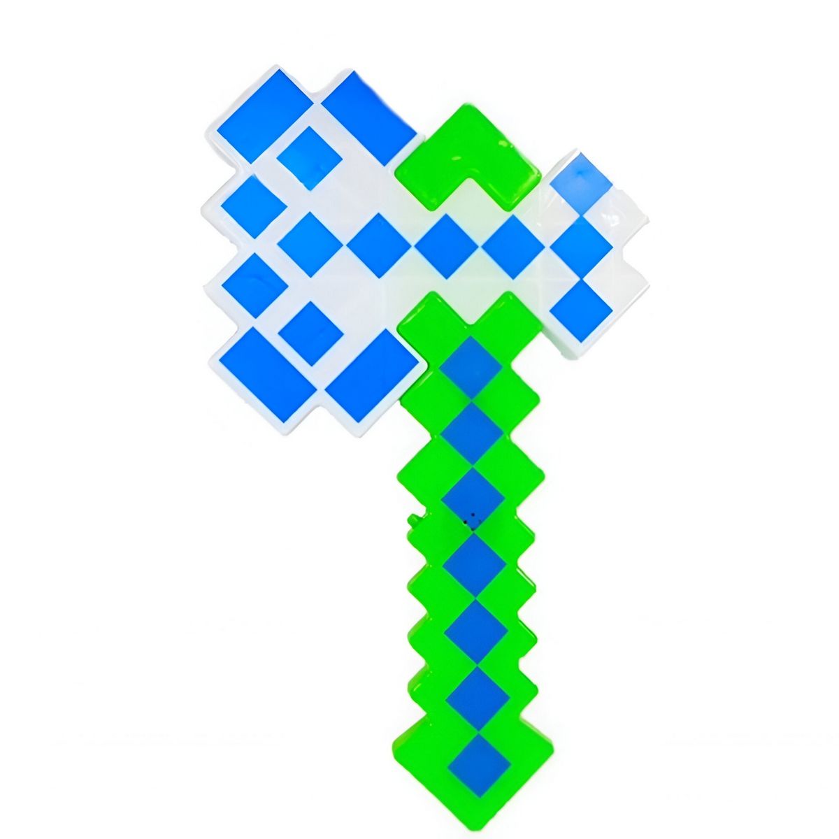 DAYOSHOP - Juguete Hacha Minecraft Diamante Niños Led Sonido Disfraz