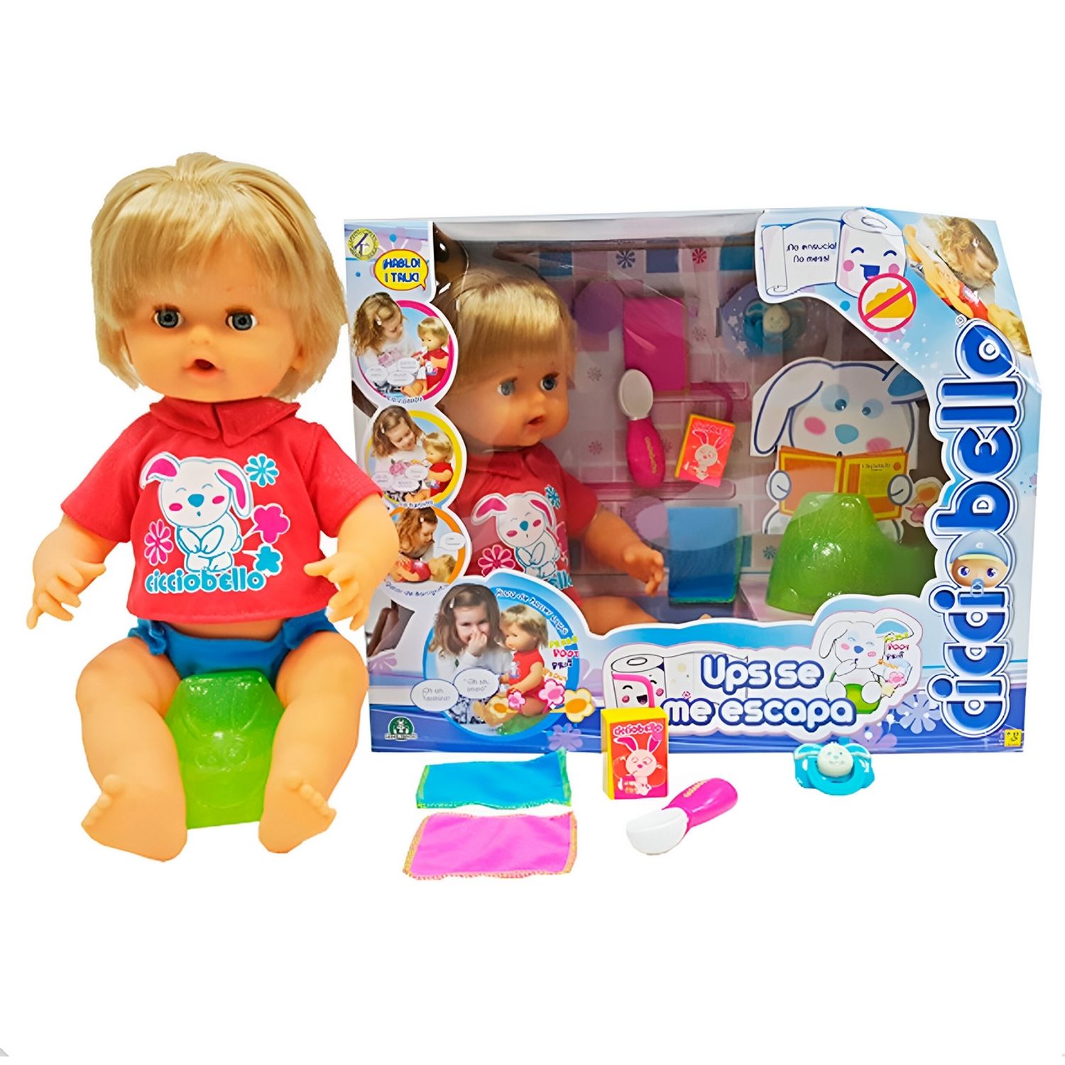 Muñeco Bebe Ciciobello Ups Se Me Escapa Habla Interactivo GENERICO