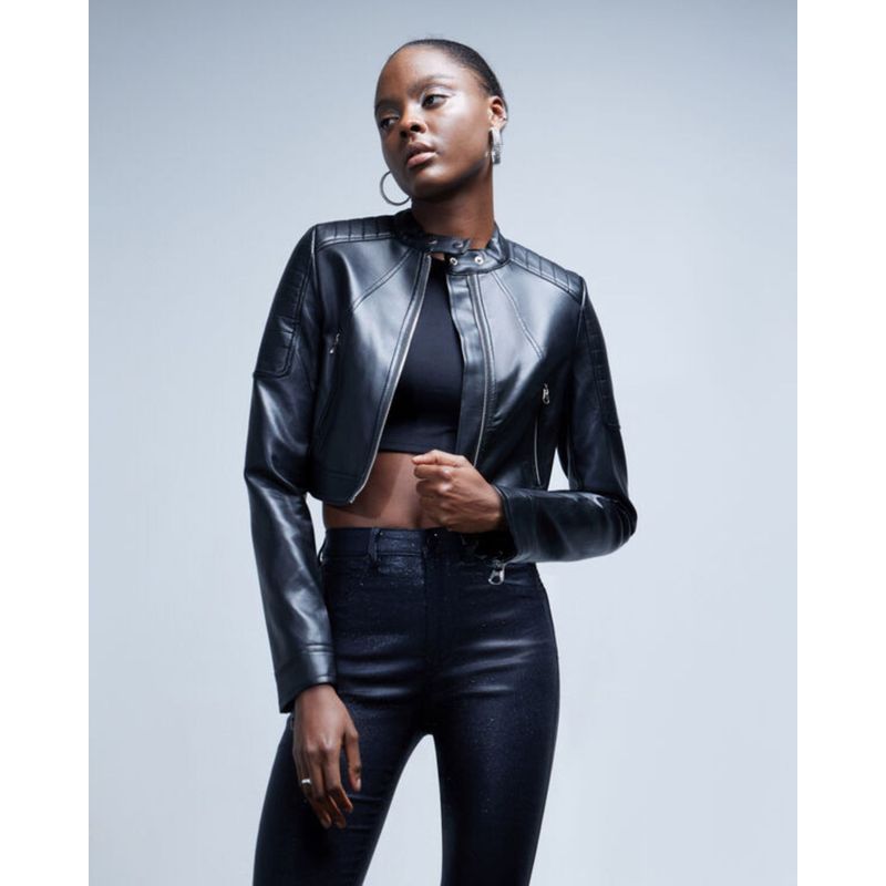 SEVEN SEVEN - Chaqueta Para Mujer Pu Color Negro Marca Seven Seven #28080915