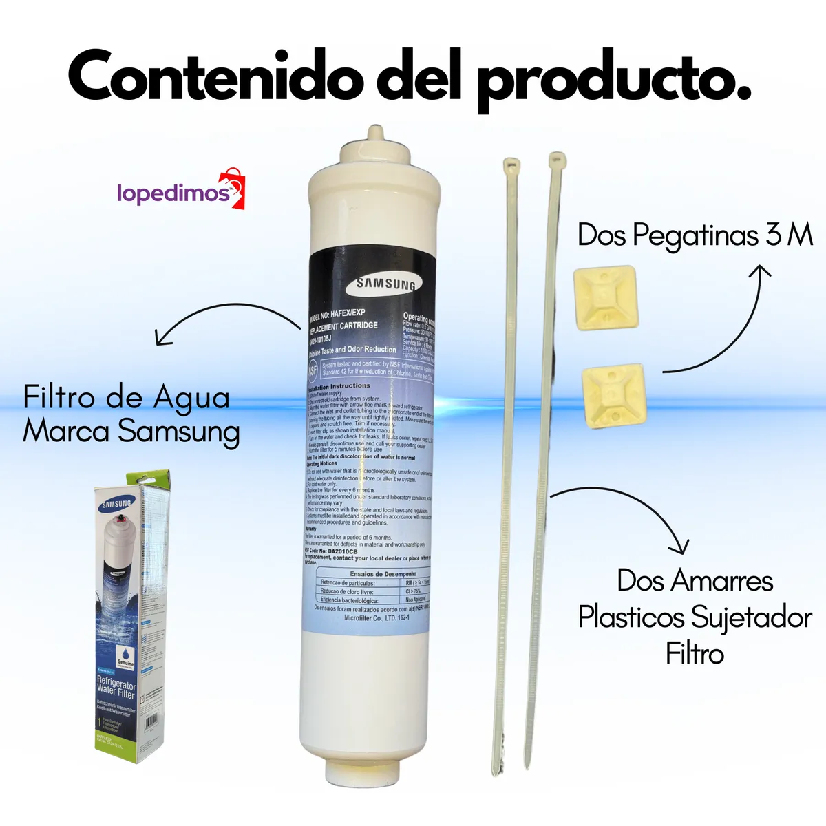 SAMSUNG - Filtro De Agua Marca Samsung Modelo DA29-10105J