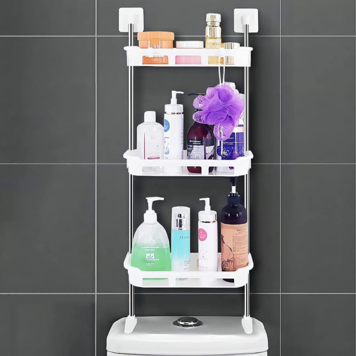 GENERICO - Bandeja Organizadora de 3 Niveles para Baño y Cocina Multifuncional