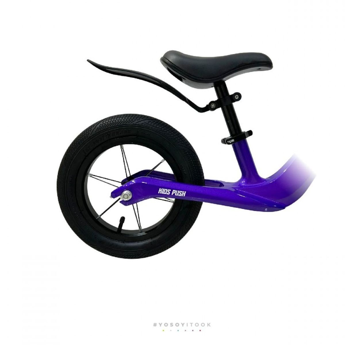 ONTRAIL - BICICLETA ITOOK DE IMPULSO NEGRO MORADO