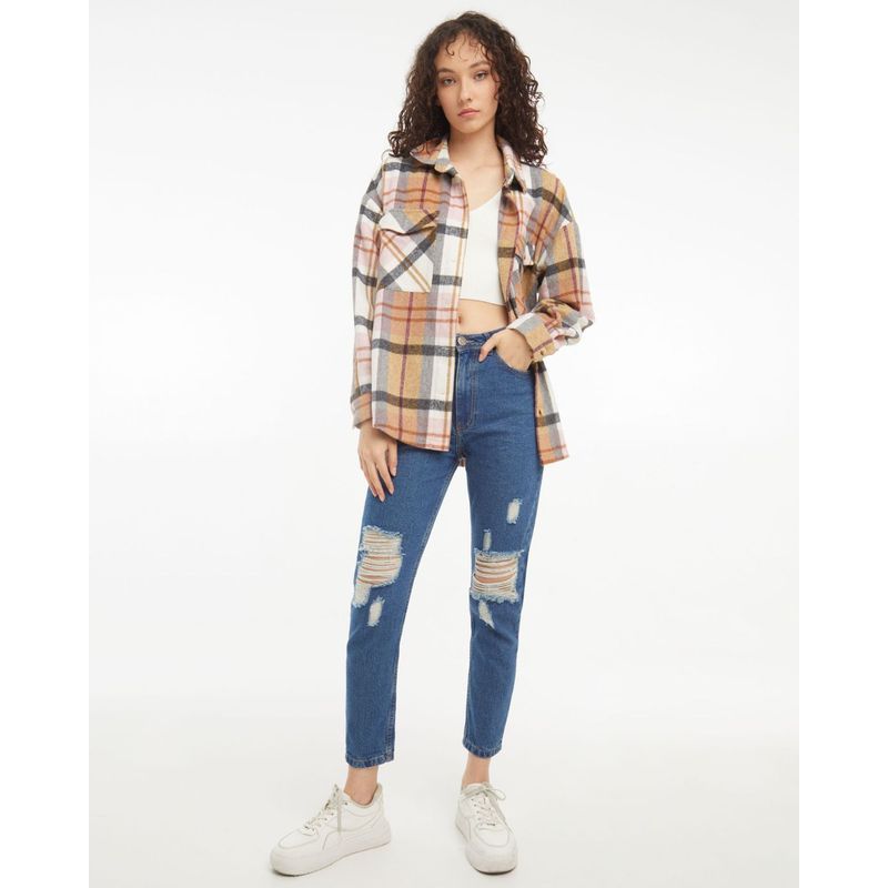SEVEN SEVEN - Jean Para Mujer Mom Color Azul  Marca Seven Seven #28160695