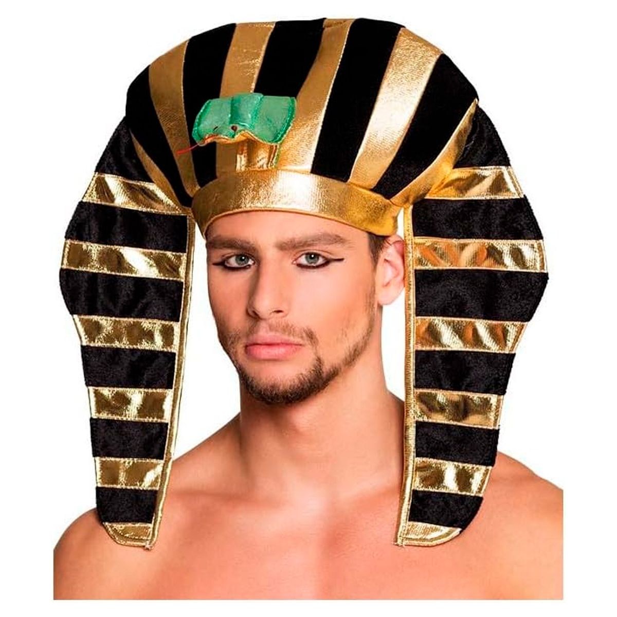 GENERICO - Sombrero Gorro Rey Faraón Egipcio Disfraz Egipto Halloween