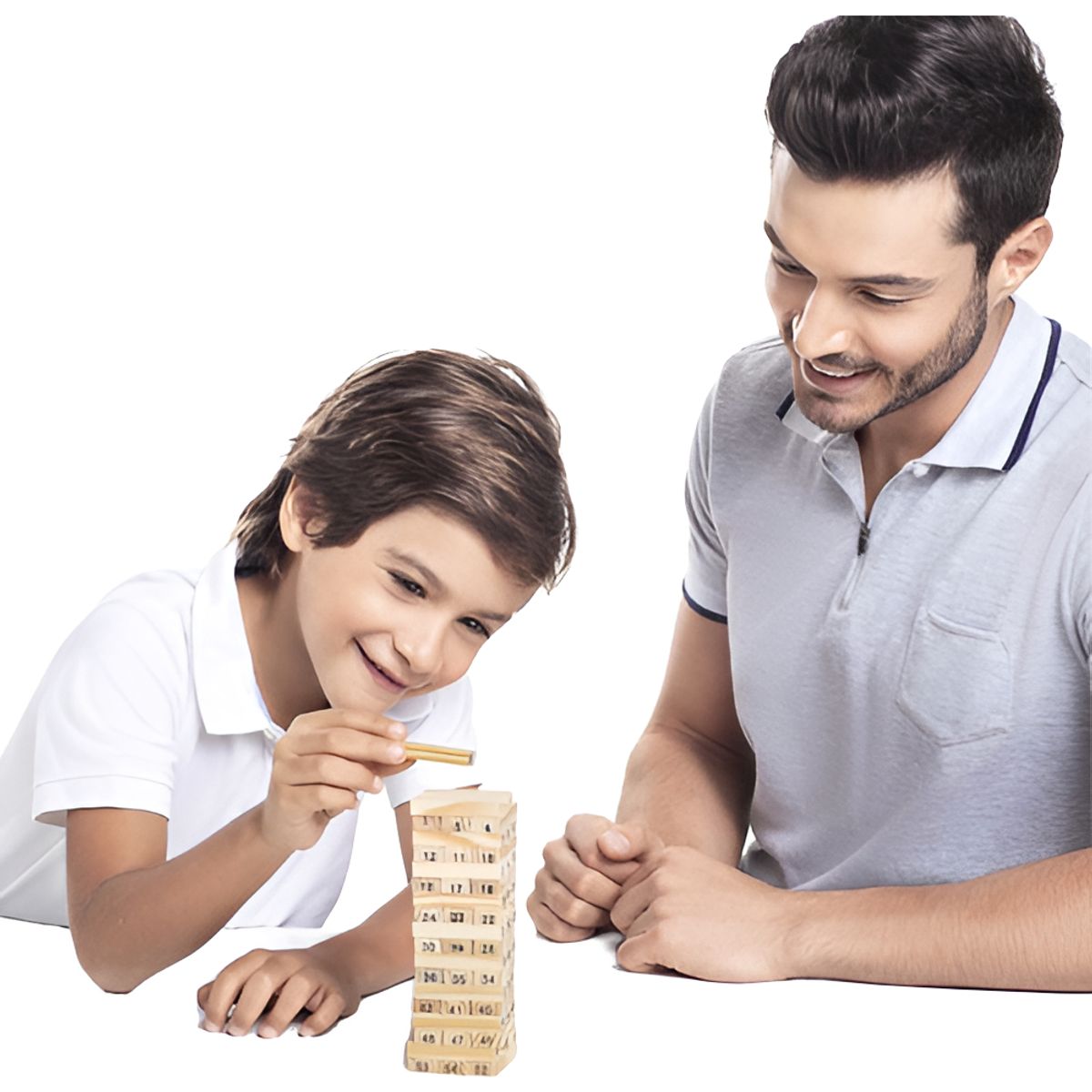 GENERICO - Juego Bloques De Madera Pequeño 54 Piezas