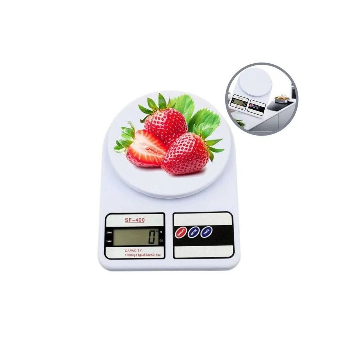GENERICO - Bascula Balanza  Digital Gramera Cocina 10Kg