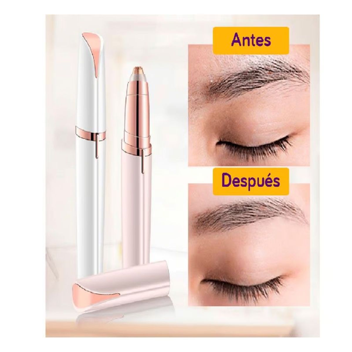GENERICO - depilador de cejas recargable usb electrico
