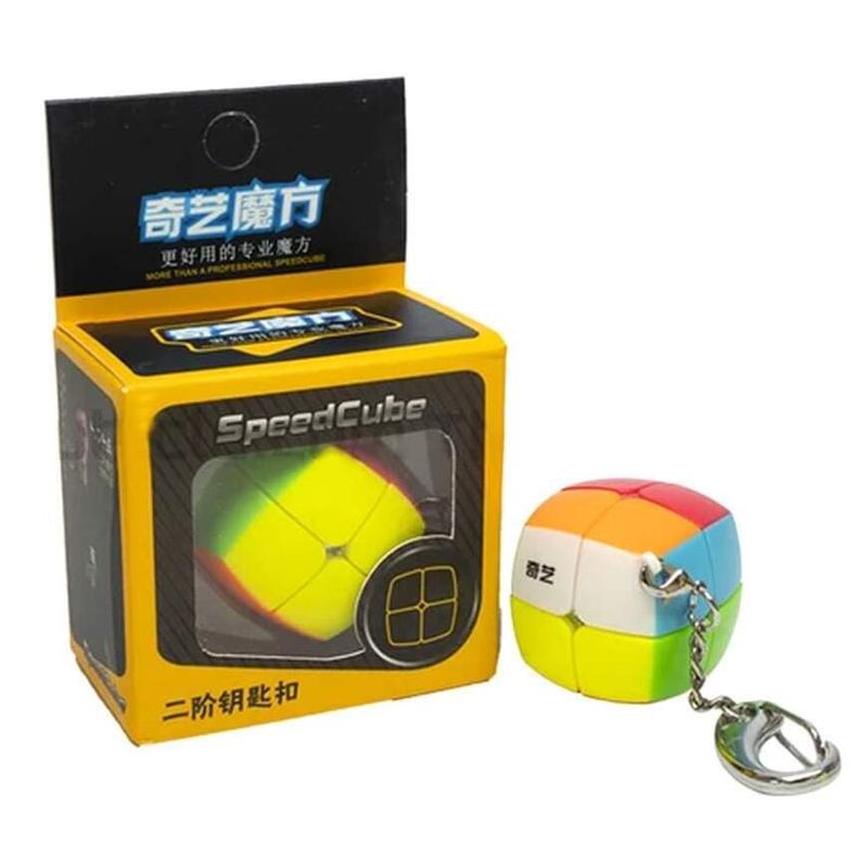 QIYI - Llavero Rubik 2x2 Qiyi Pillowed Key Ring SpeedCube Original