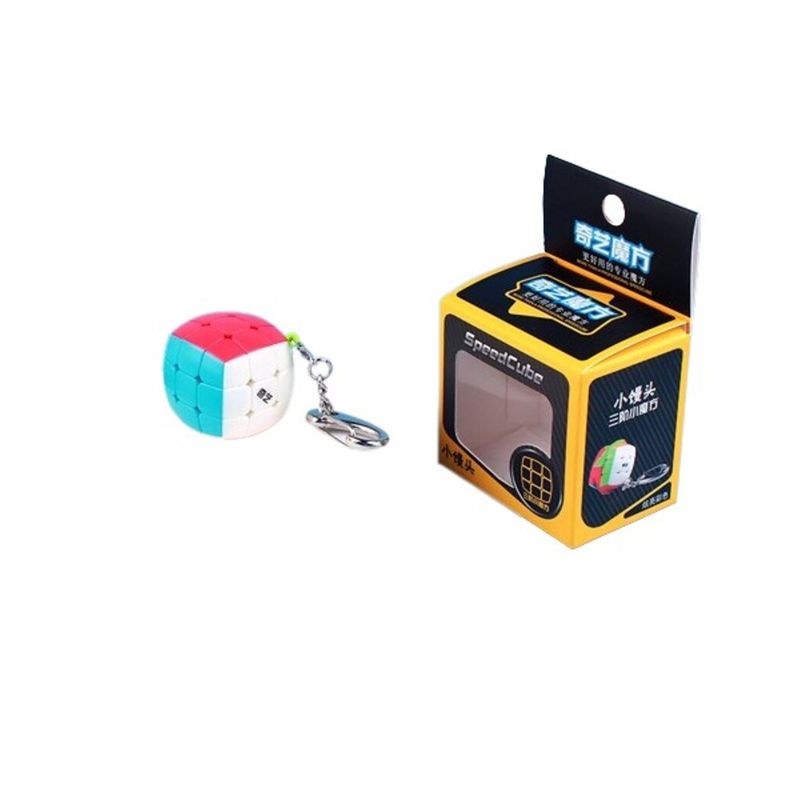 QIYI - Llavero Rubik 3x3 Qiyi Pillowed Key Ring SpeedCube Original