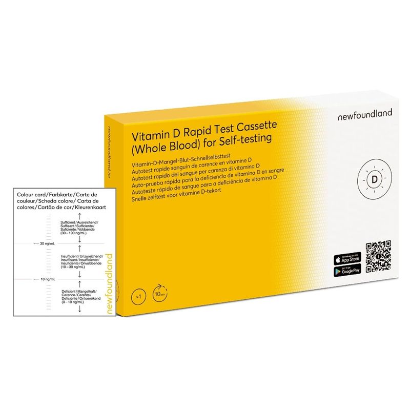 NEWFOUNDLAND - Prueba Autotest Deficiencia de Vitamina D