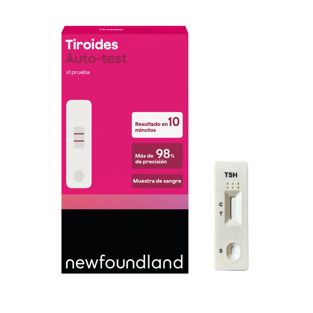 NEWFOUNDLAND - Prueba De Tiroides En Casa - Precisa 98% - 10 Min - Invima