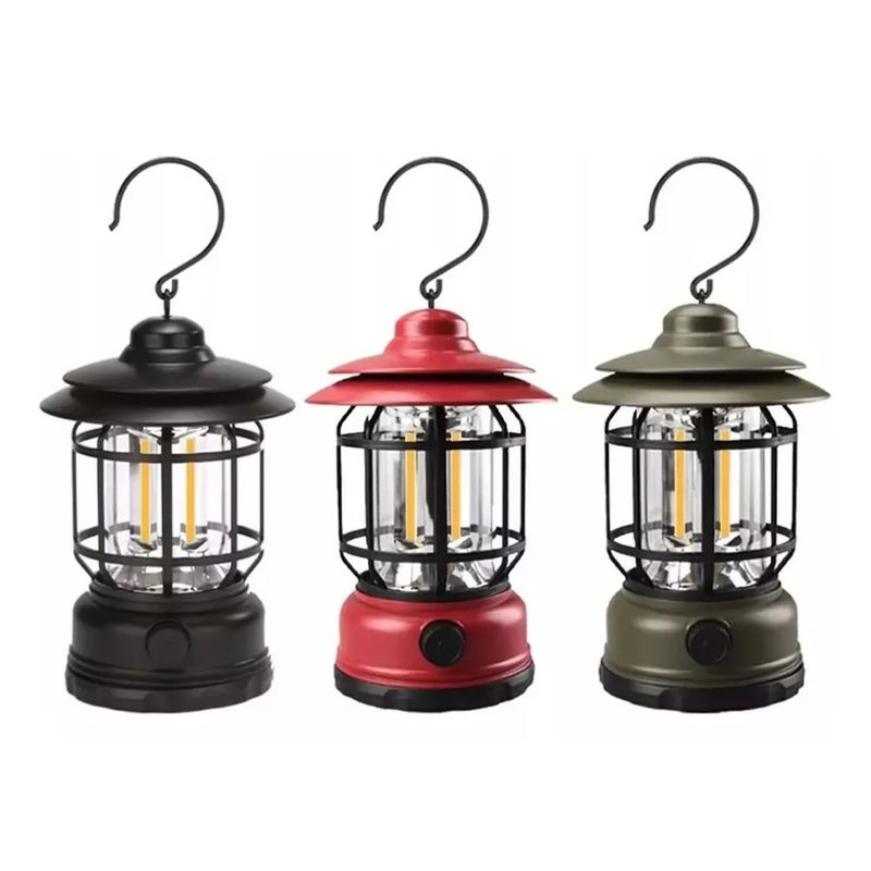 GENERICO - Lampara Camping Led Linterna Farol Portatil Recargable Usb