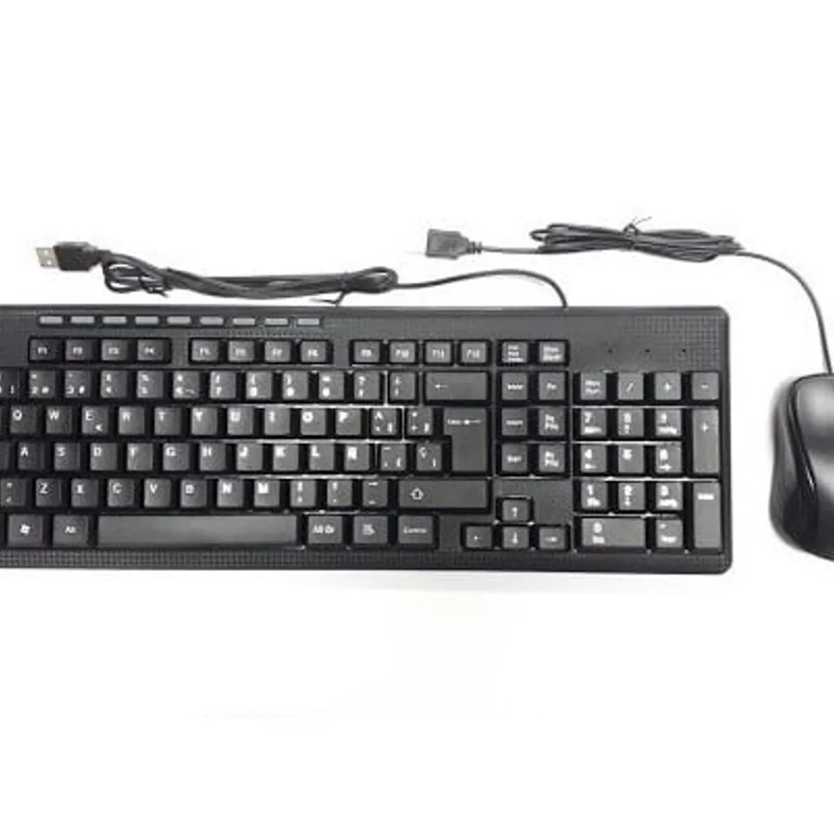 GENERICO - Combo Teclado Mouse Optico Con Ñ Alambrico Usb 2.0 H-8810