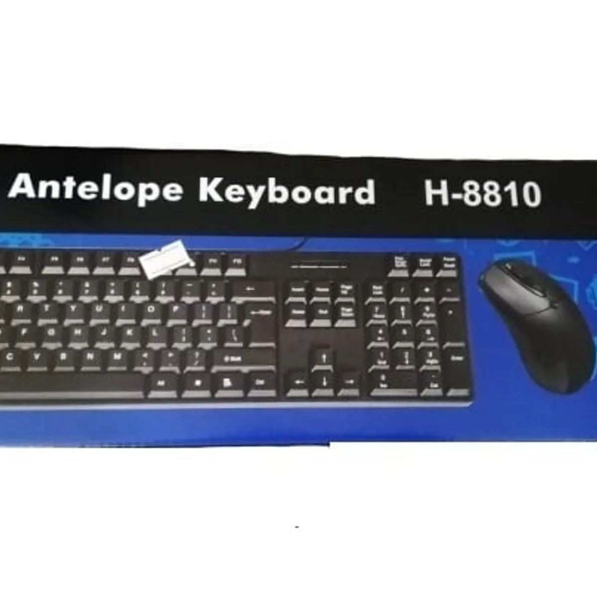 GENERICO - Combo Teclado Mouse Optico Con Ñ Alambrico Usb 2.0 H-8810