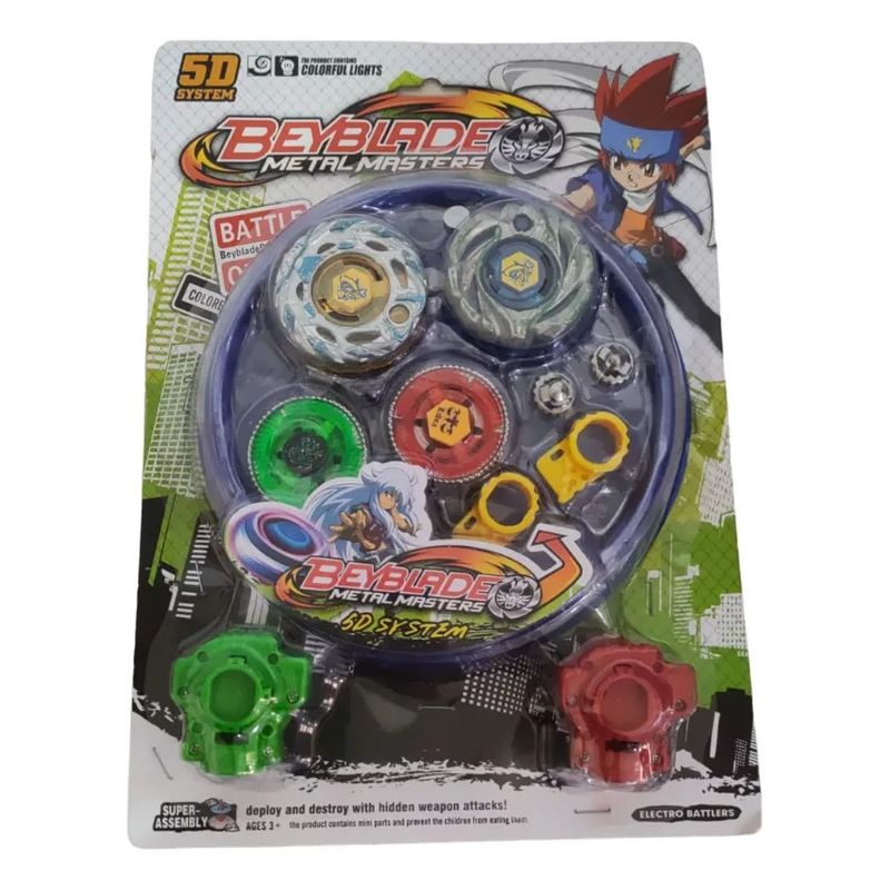 GENERICO - Estadio Batalla Juguete Niños Trompos Beyblade + Lanzador