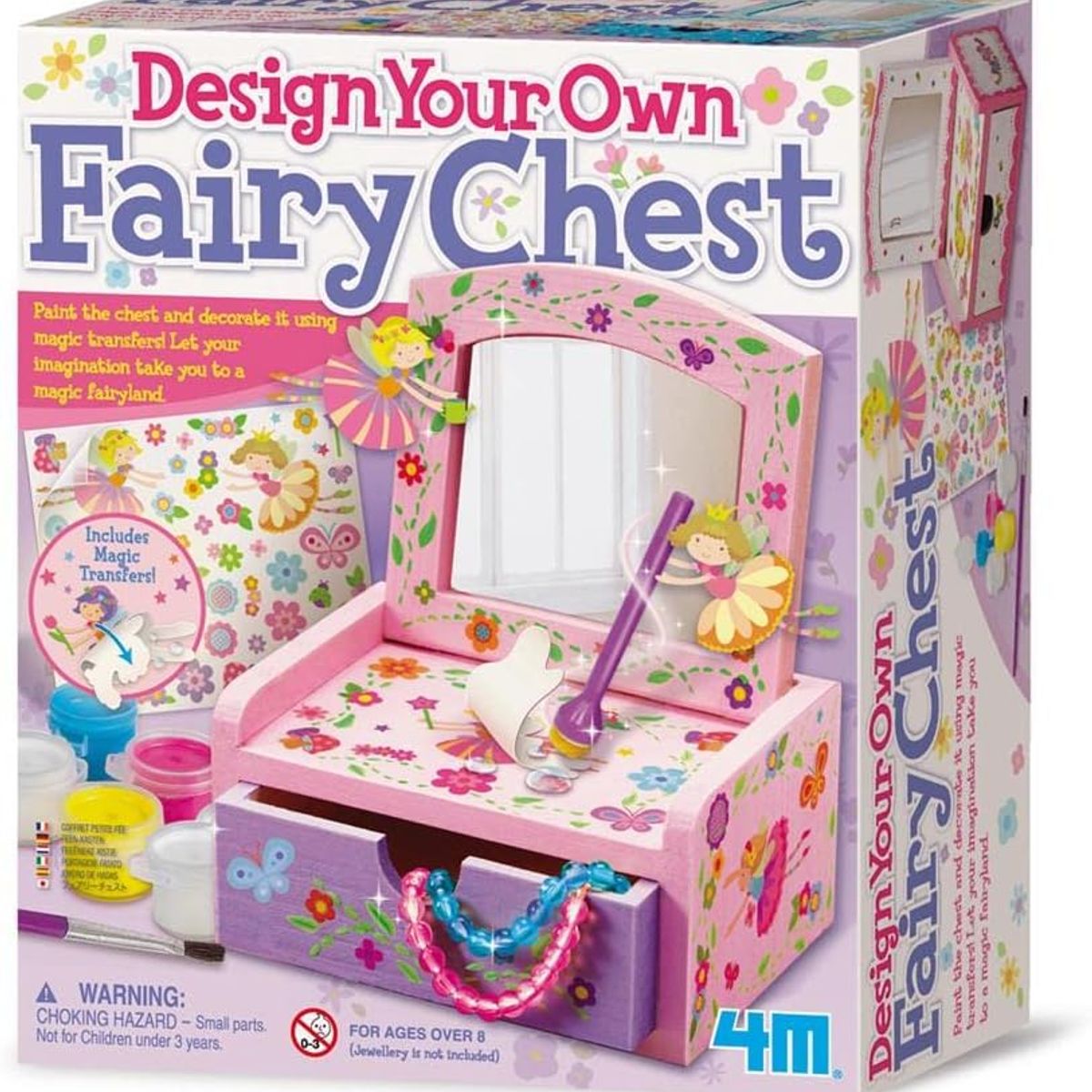 4M - KIT CREA TU PROPIO COFRE DE HADAS - MANUALIDADES INFANTILES