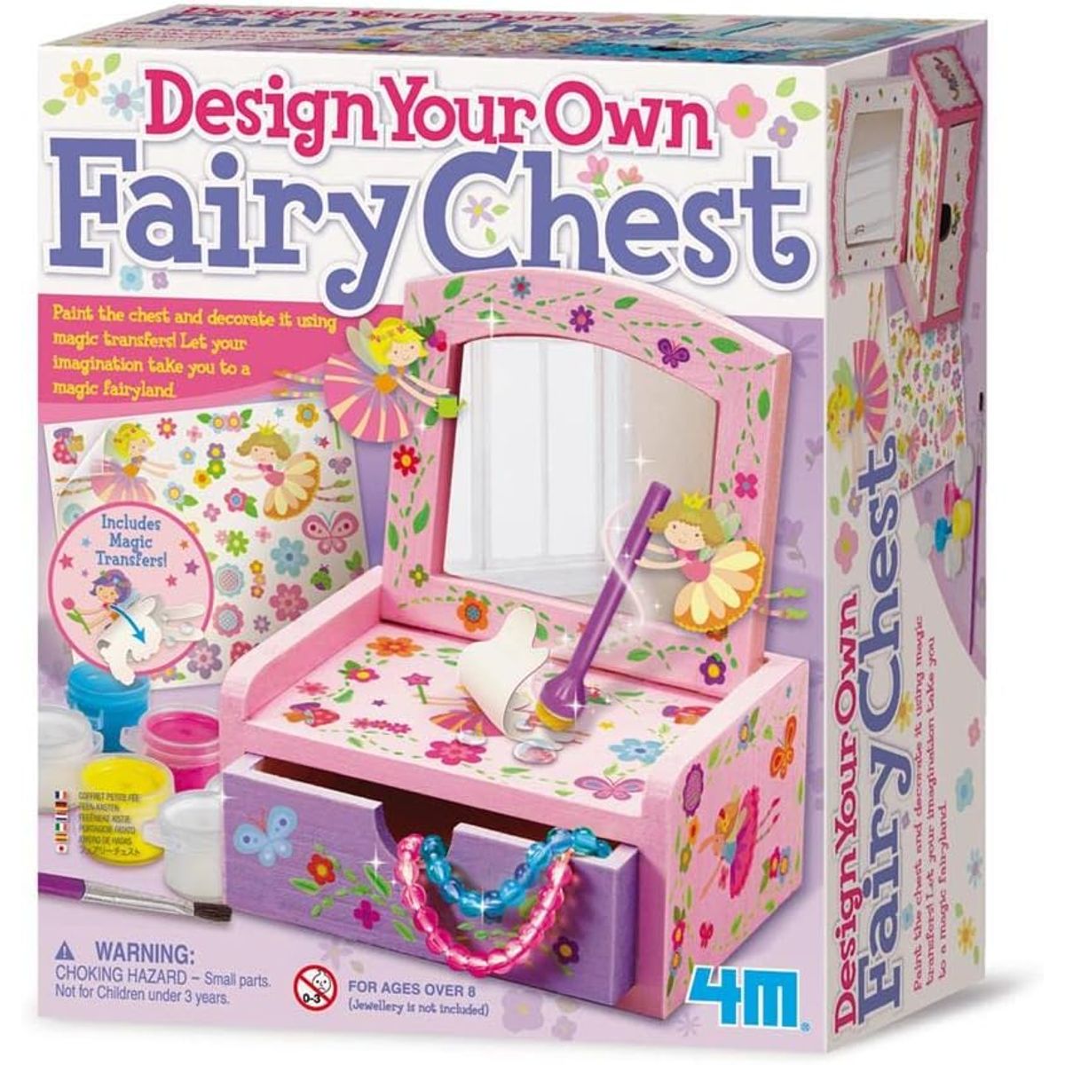 4M - KIT CREA TU PROPIO COFRE DE HADAS - MANUALIDADES INFANTILES