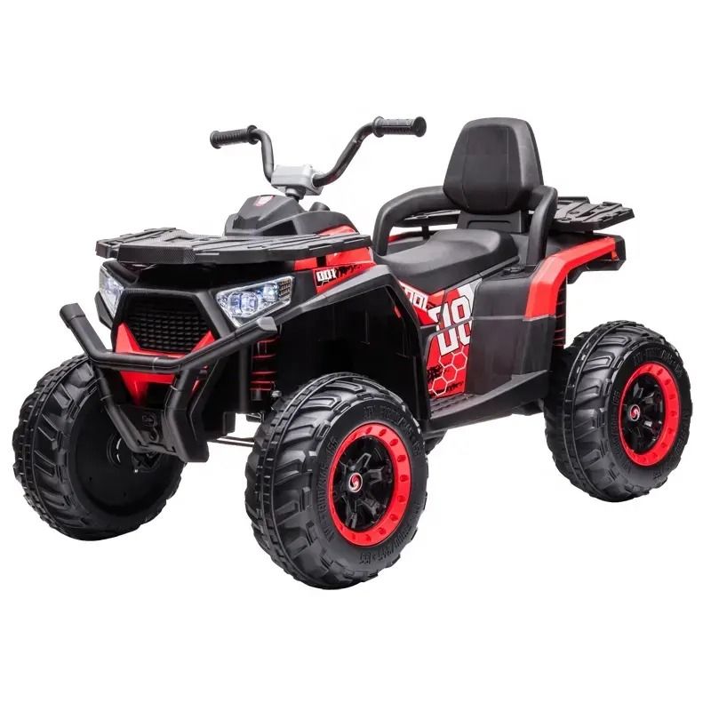 KIDSHOP - Cuatrimoto Moto 4x4 Electrica Control Remoto Niño Rojo X-169_.