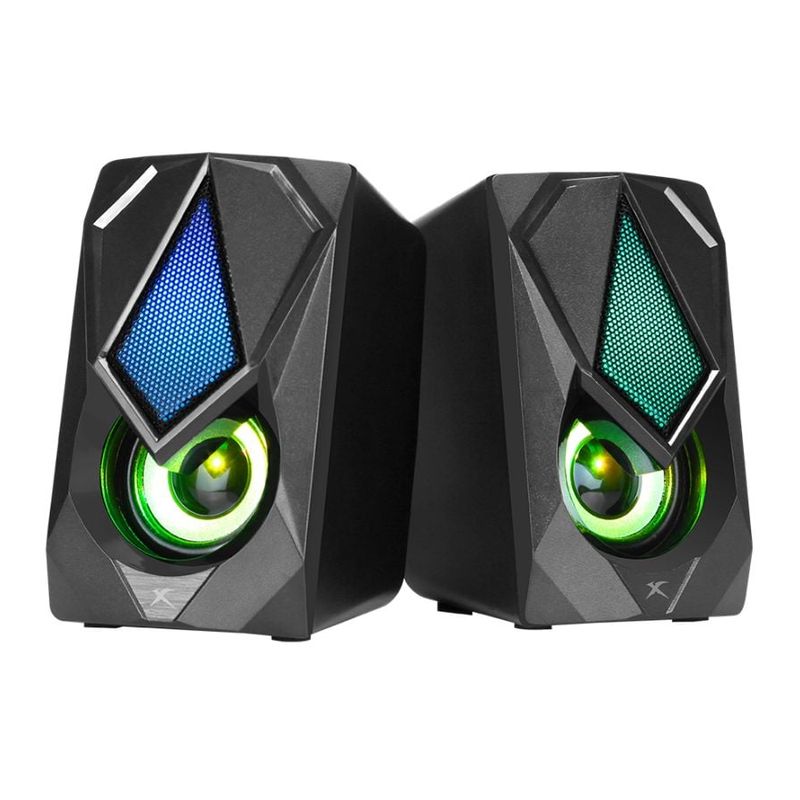 XTRIKE ME - Parlante Gamer Altavoz PC RGB Speaker Sonido Estereo Xtrike Me SK-402