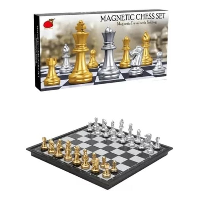 GENERICO - JUEGO DE MESA AJEDREZ MAGNETICO