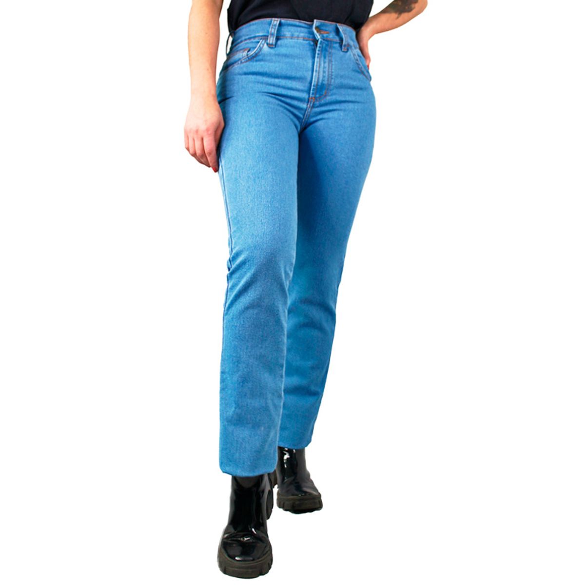 LEC LEE - Jean Slim Fit Ref. 158 Para Mujer Índigo Claro
