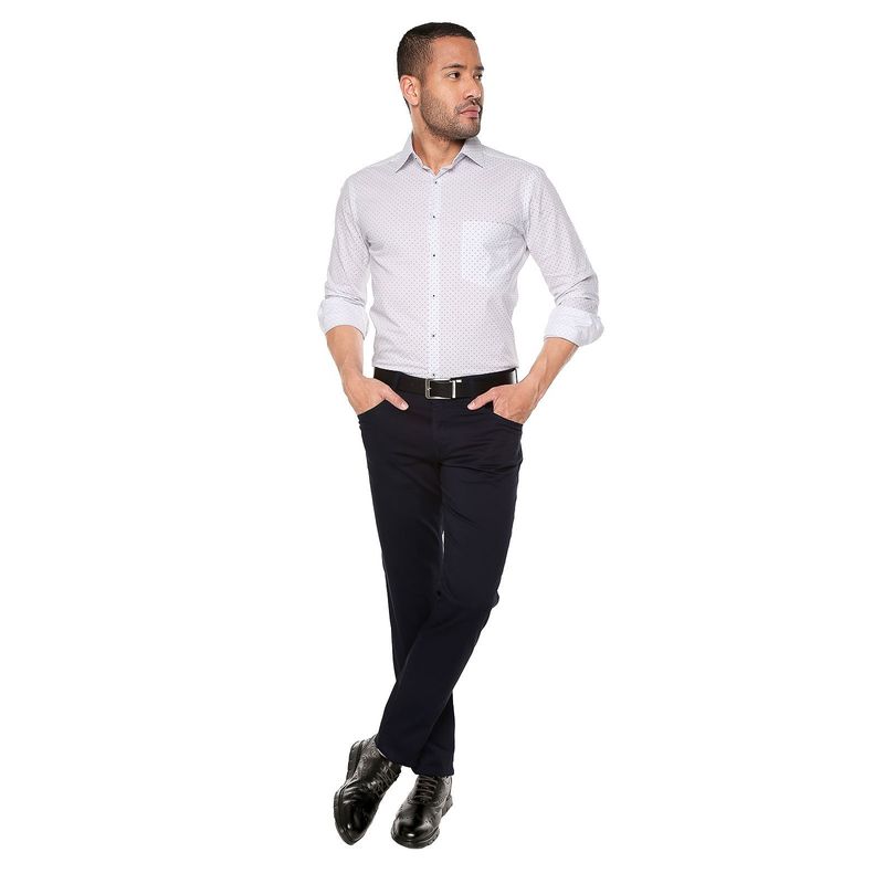 LOS CABALLEROS - Pantalon Dril Los Caballeros Azul con Spandex